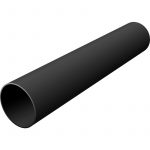 Round Downpipe - 68mm Black