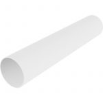 Round Downpipe - 68mm White