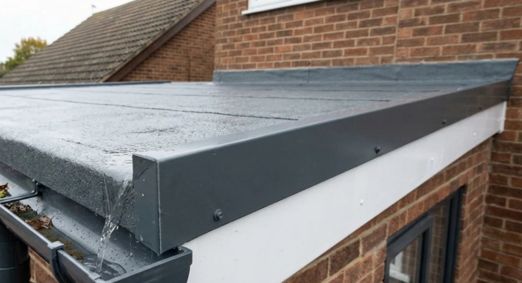 Leaking fibreglass roof
